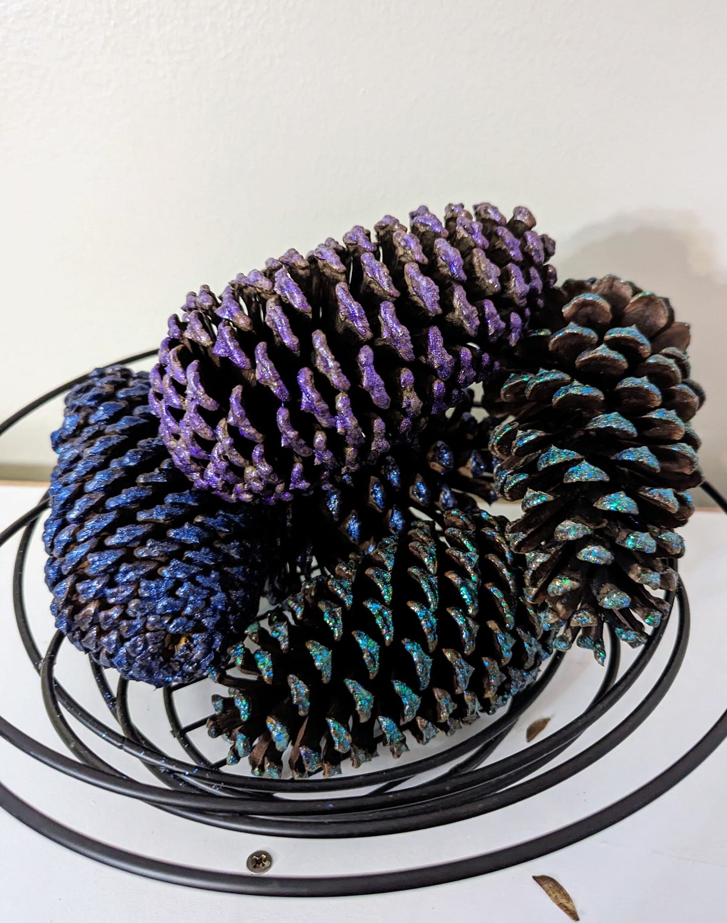 Medium Pinecones Colored and Scented or Colored and Unscented Set of 5