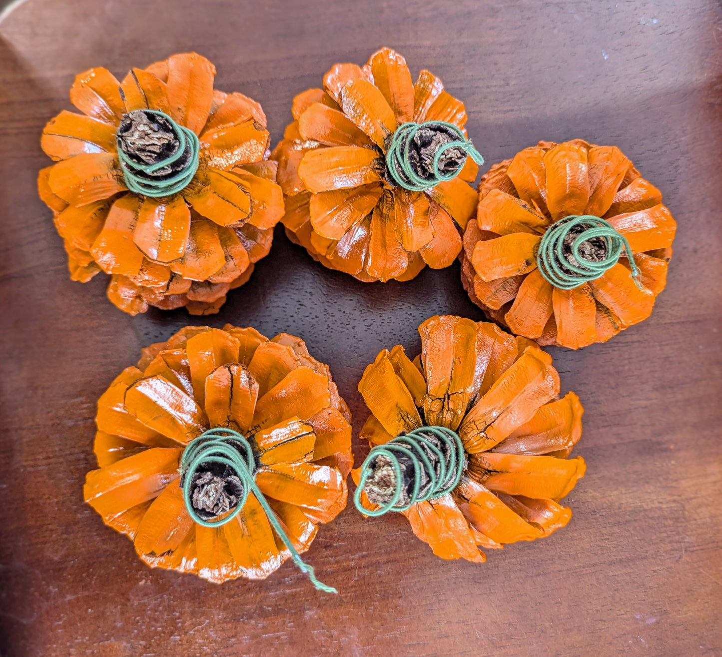 Pinecone Pumpkins