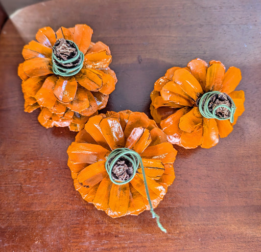 Pinecone Pumpkins